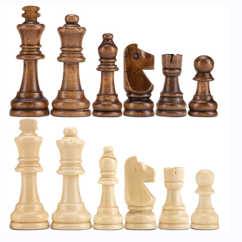 Magnetic Chess Wooden Wooden Checker Board Solid Wood Pieces Folding Chess Board High-end Puzzle Chess Game Entertainment
