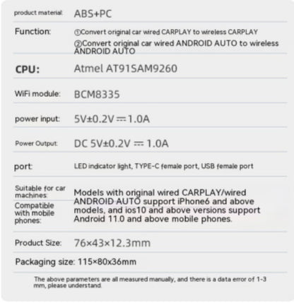 Car Audio And Video Entertainment Box Original Car Wired To Wireless