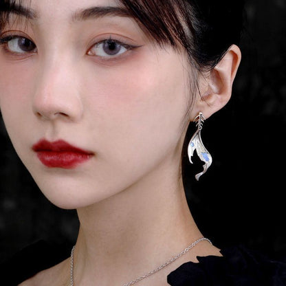 New Fashion Art Lifestyle Earrings Personality Fishtail