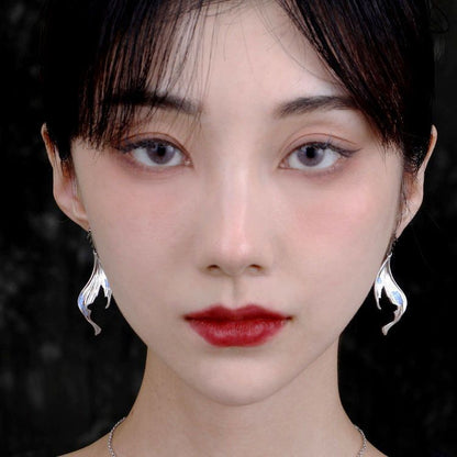 New Fashion Art Lifestyle Earrings Personality Fishtail